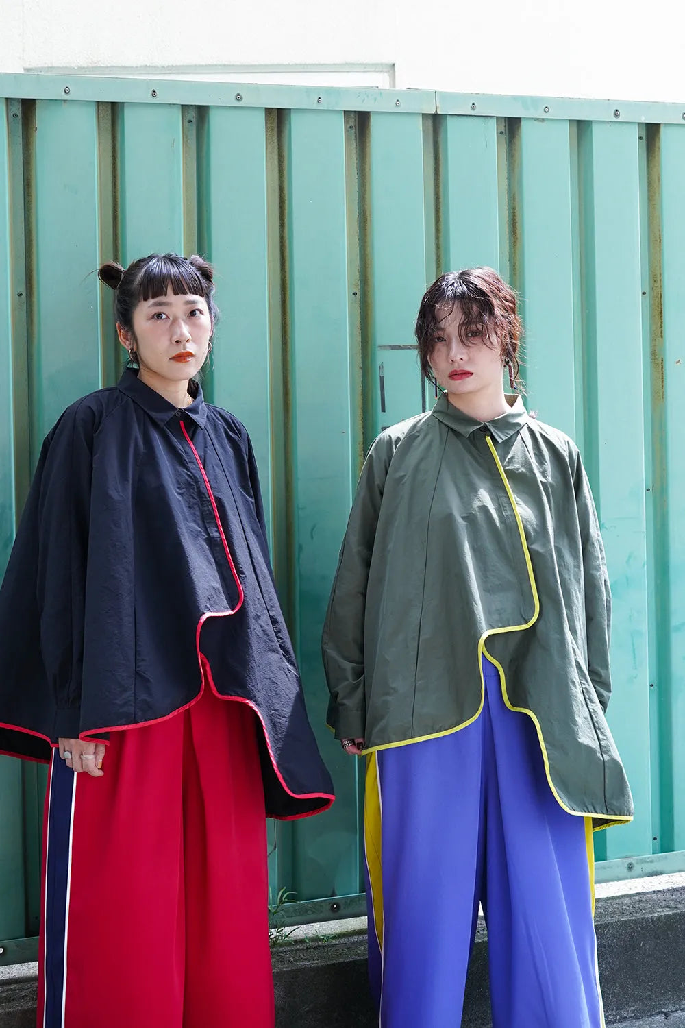 【LILA n’ citta】パイピングシャツジャケット