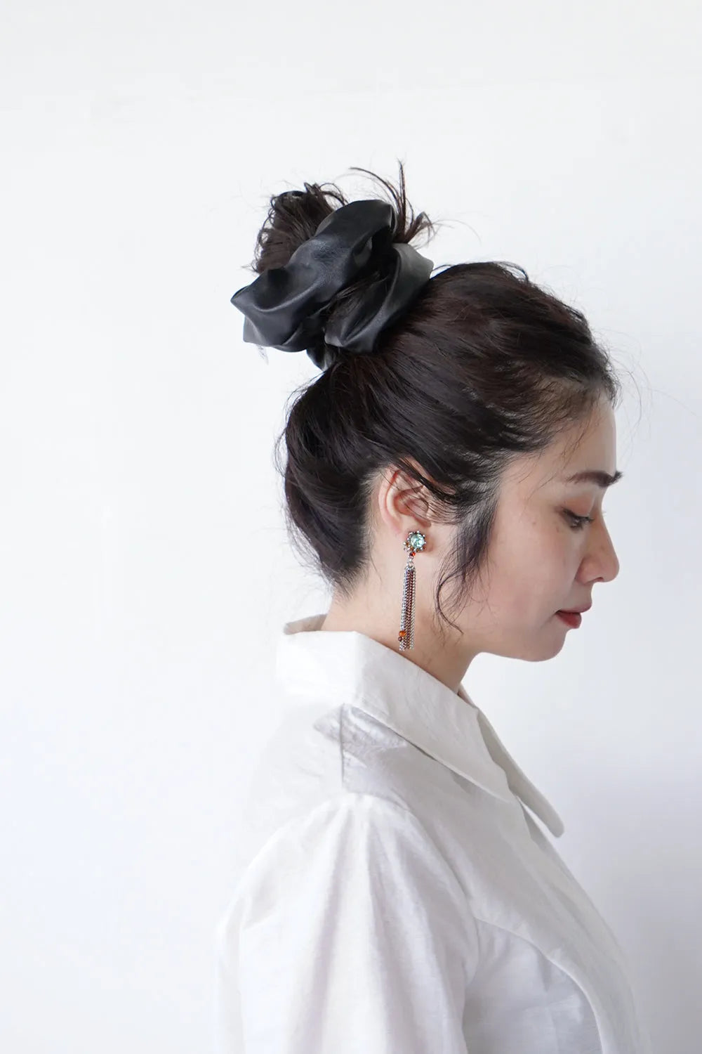 フェイクレザービッグシュシュ