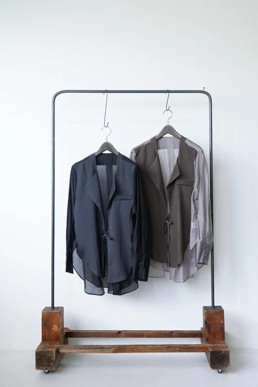 異素材切替シアージャケット