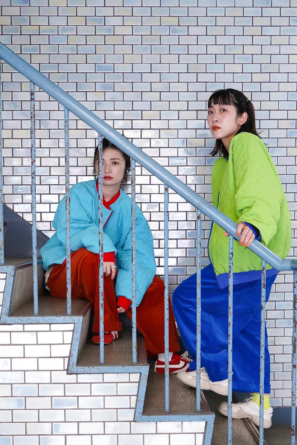 【LILA n’ citta】格子柄キルティングブルゾン