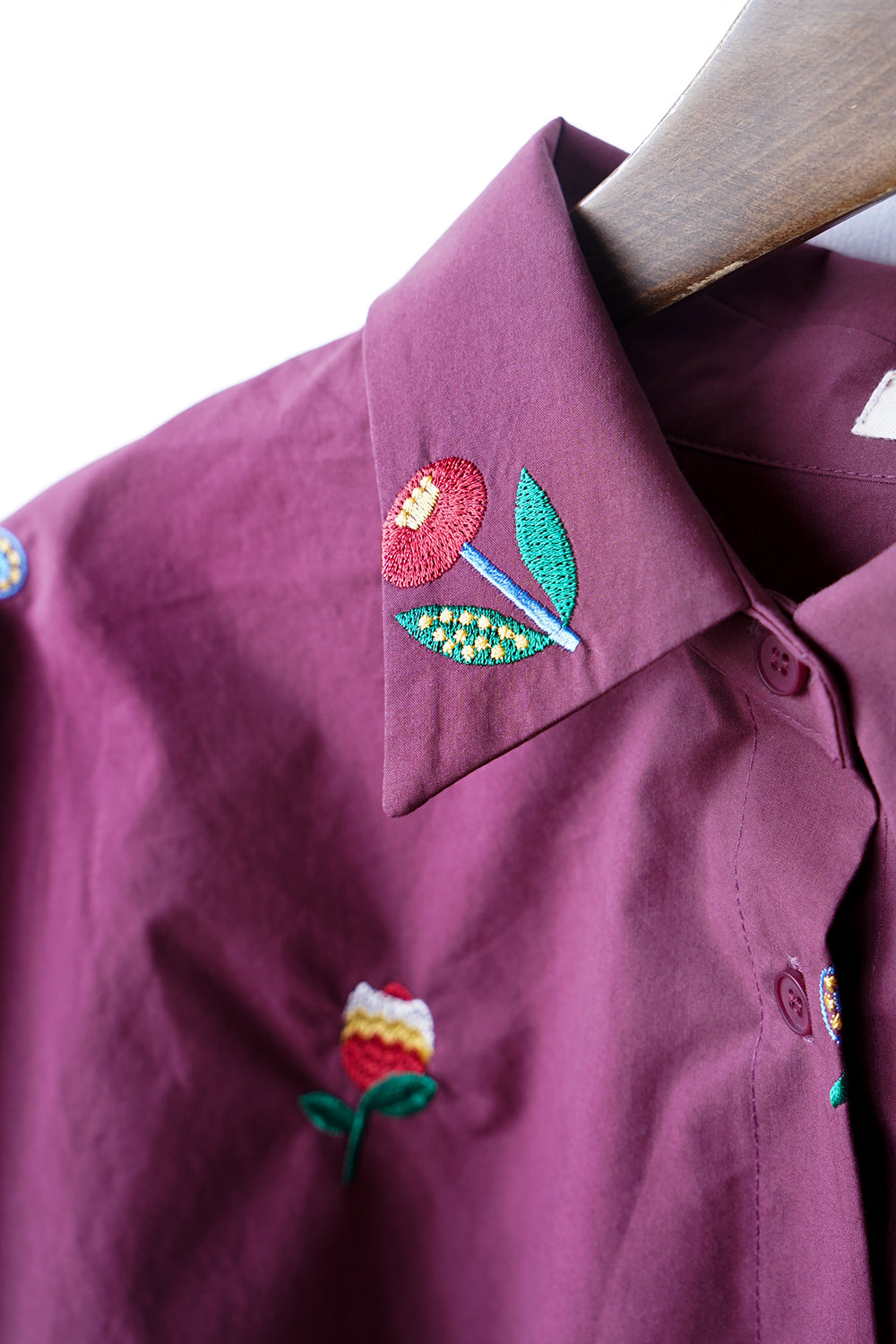 花刺繍コットンシャツ – LILA & CITTA ONLINE SHOP