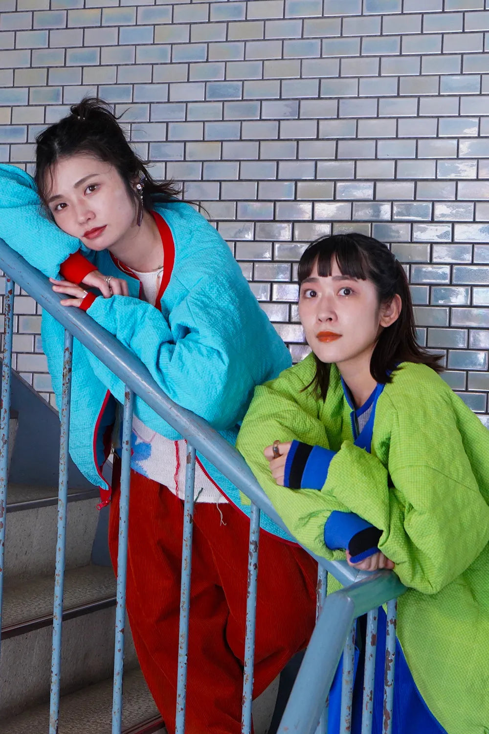 【LILA n’ citta】格子柄キルティングブルゾン