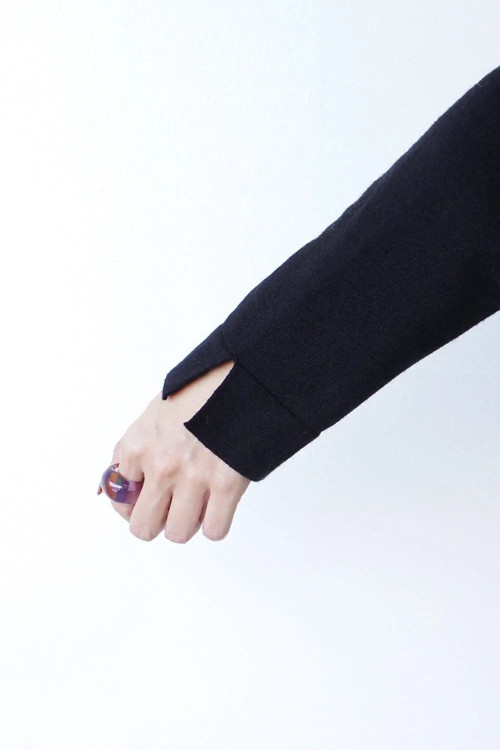 タートルチュニックニット