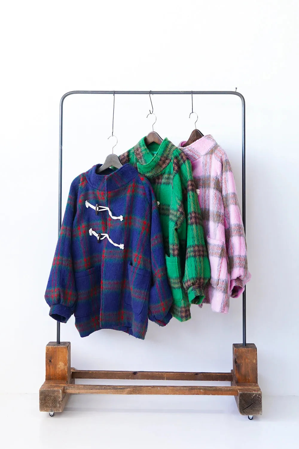 【LILA n' citta】チェック柄ハーフコート