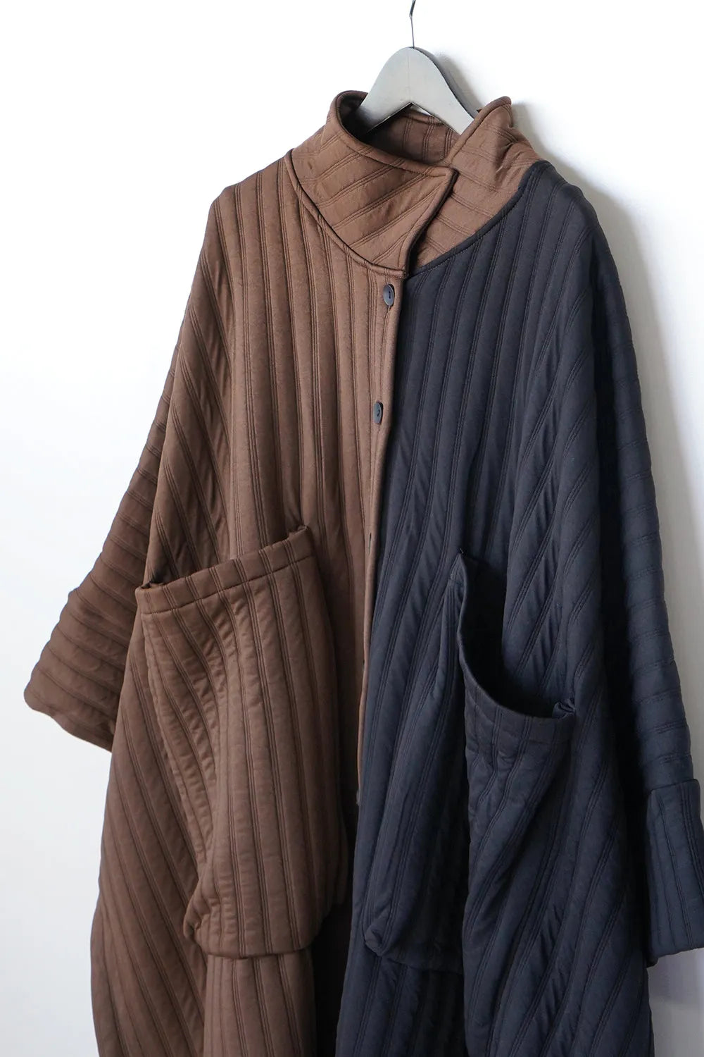バイカラービッグポケットビッグコート