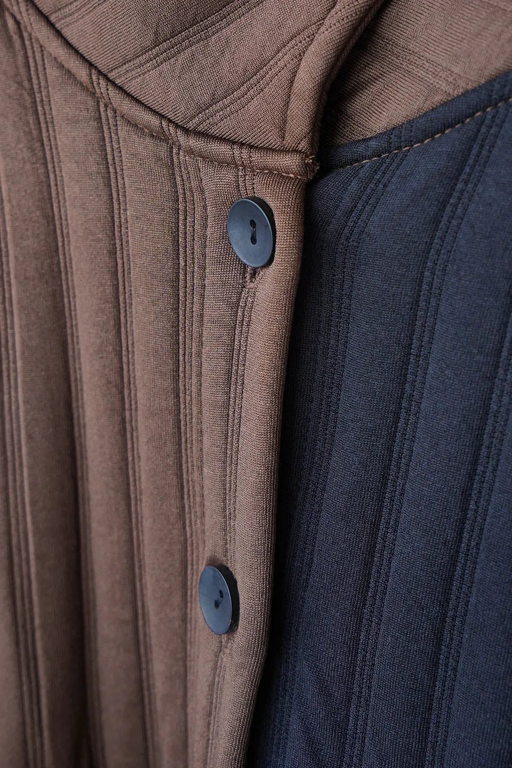 バイカラービッグポケットビッグコート