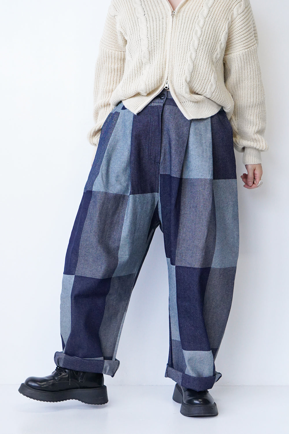 パッチワーク風デニムパンツ – LILA & CITTA ONLINE SHOP