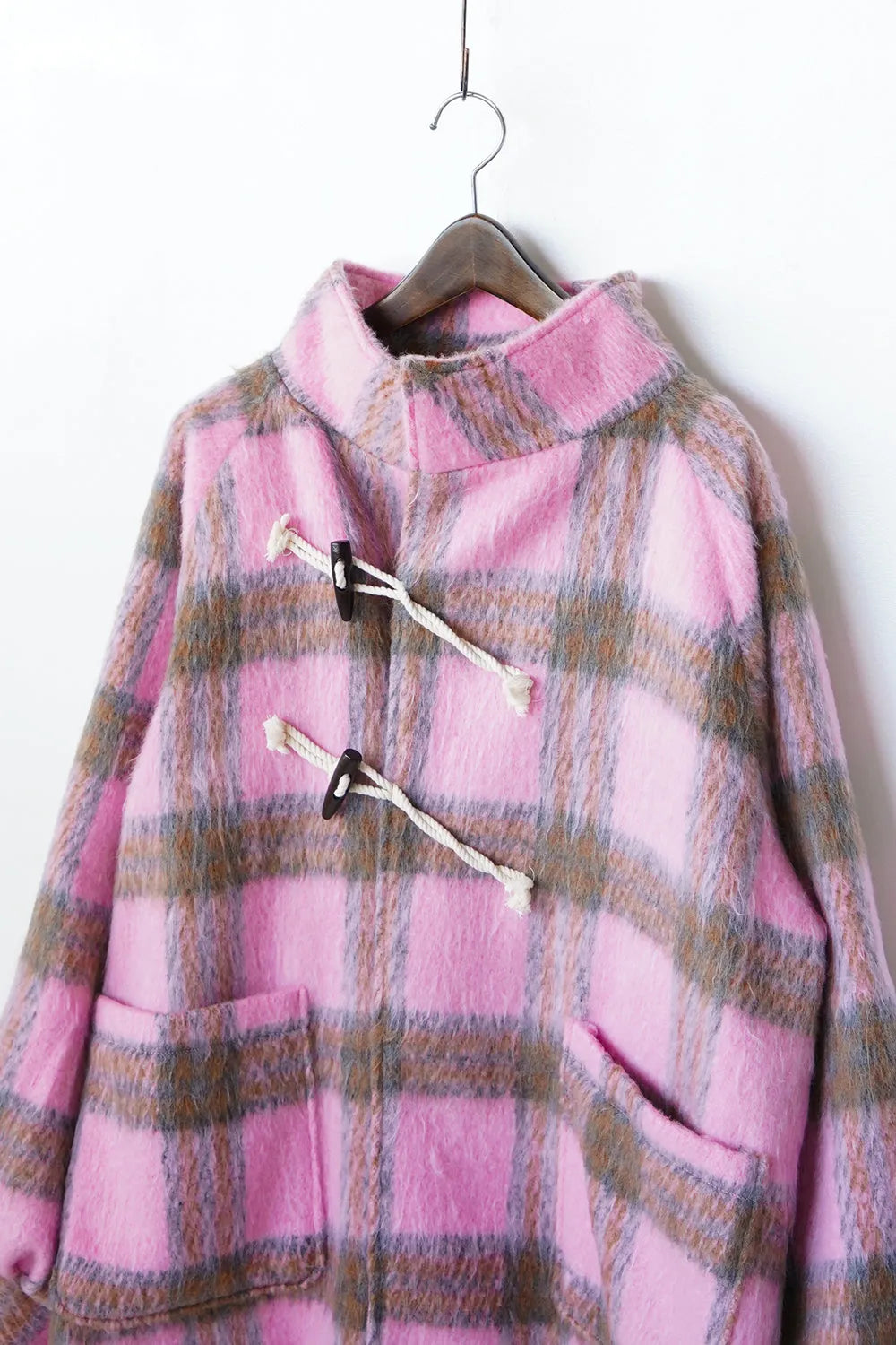 【LILA n' citta】チェック柄ハーフコート