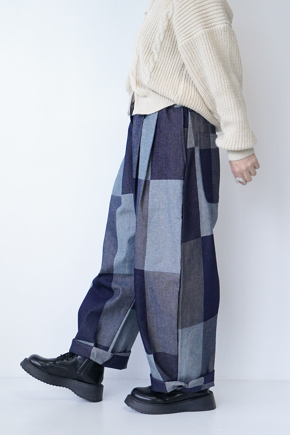 パッチワーク風デニムパンツ – LILA & CITTA ONLINE SHOP