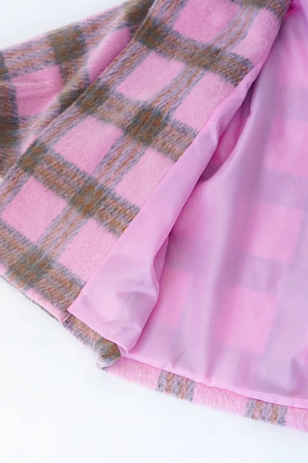 【LILA n' citta】チェック柄ハーフコート