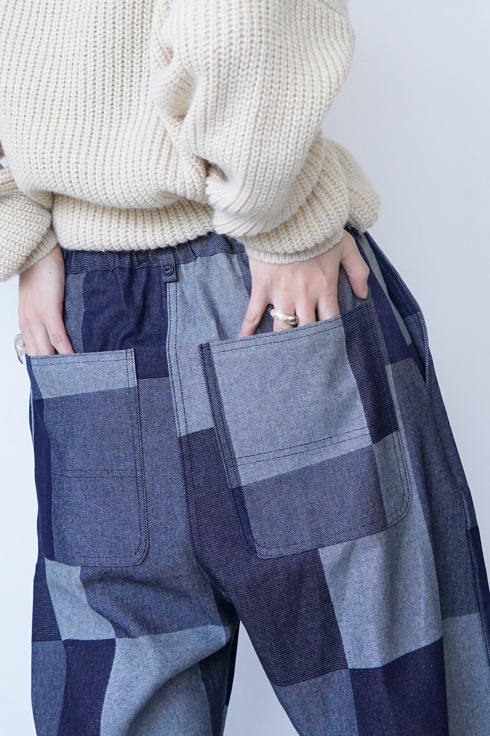 パッチワーク風デニムパンツ – LILA & CITTA ONLINE SHOP