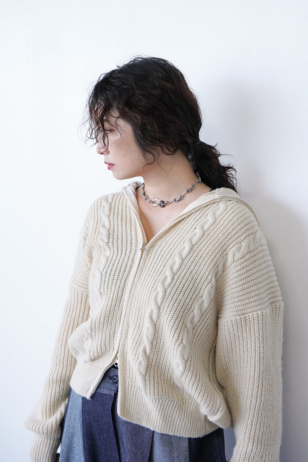 ジップアップハイネックニット – LILA & CITTA ONLINE SHOP