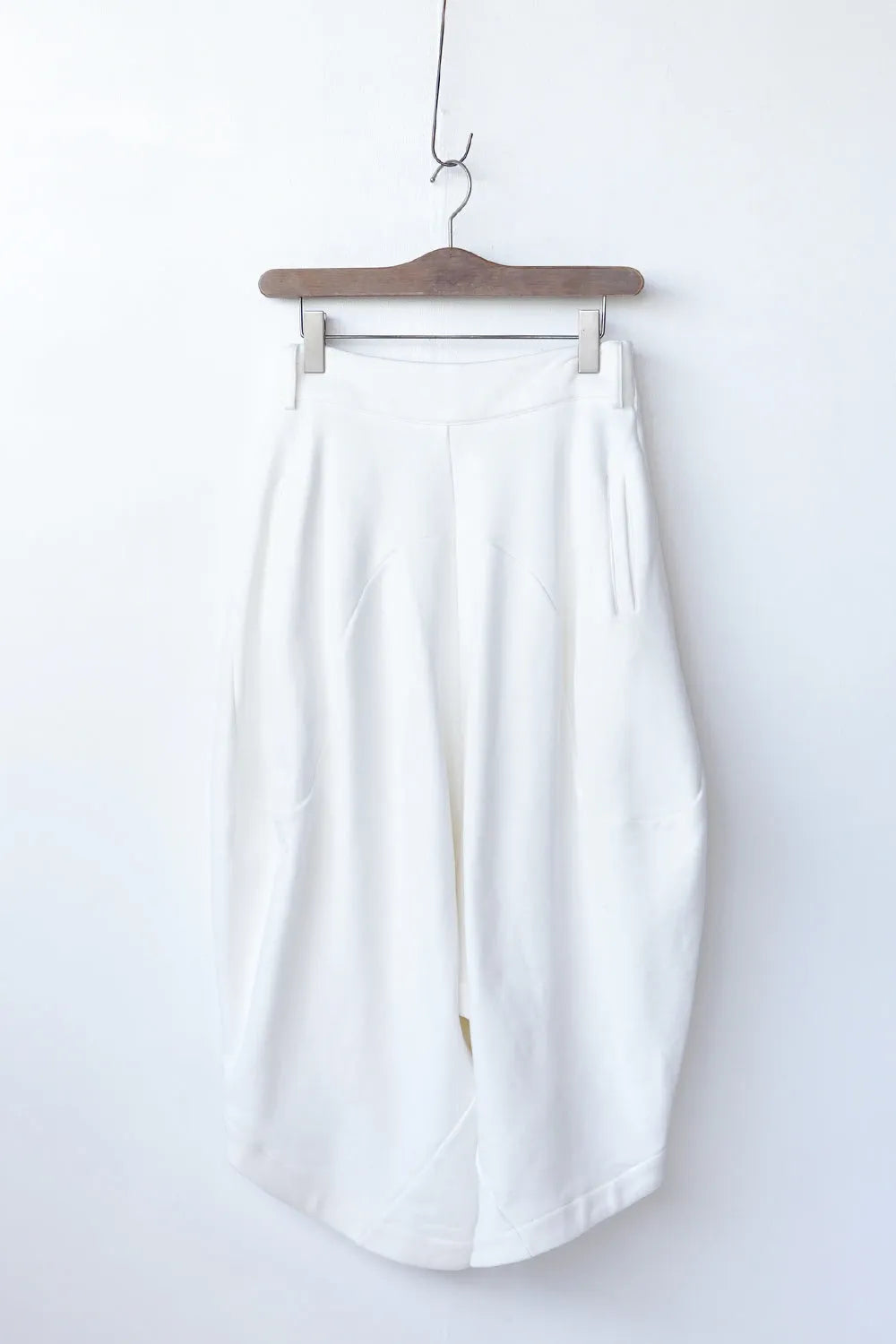 ラウンド切替裏毛サルエルパンツ