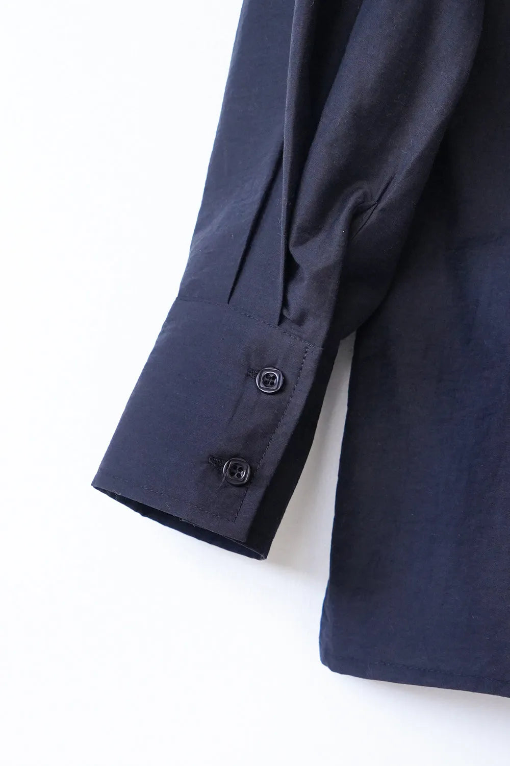 アシメカラーアシメヘムパネルラインシャツ