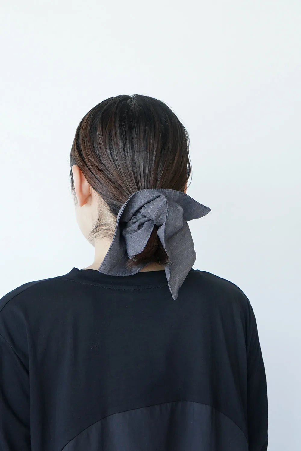 スクエアストライプビッグシュシュ