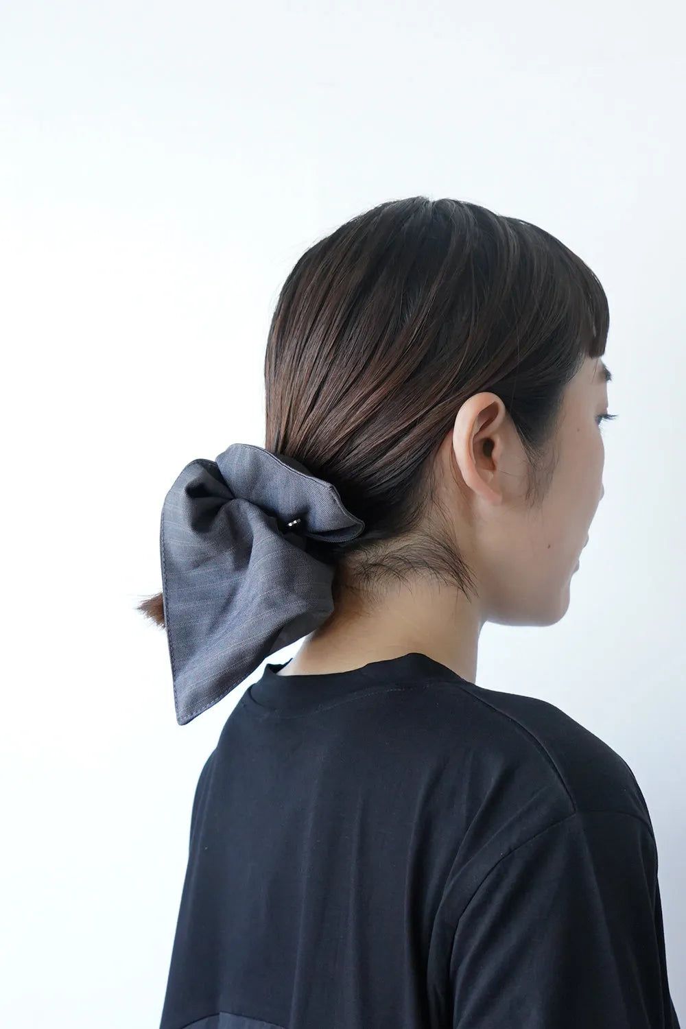 スクエアストライプビッグシュシュ