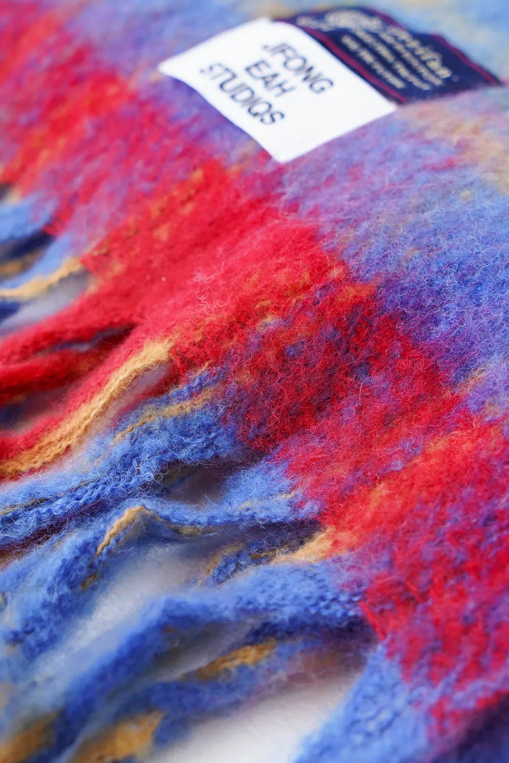 ビッグチェックマフラー