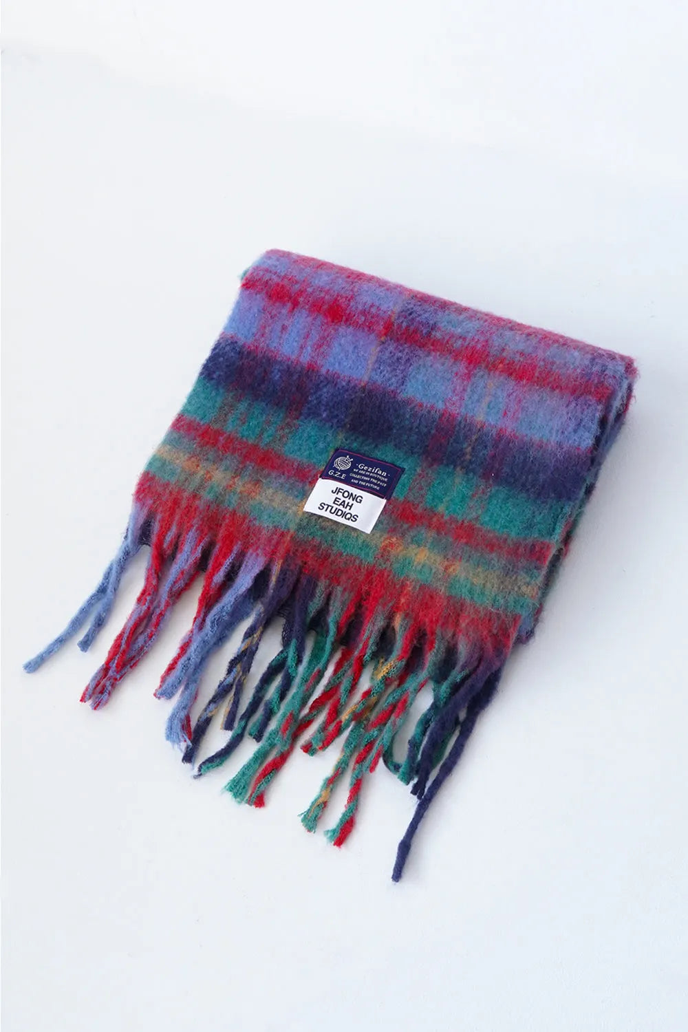 ビッグチェックマフラー