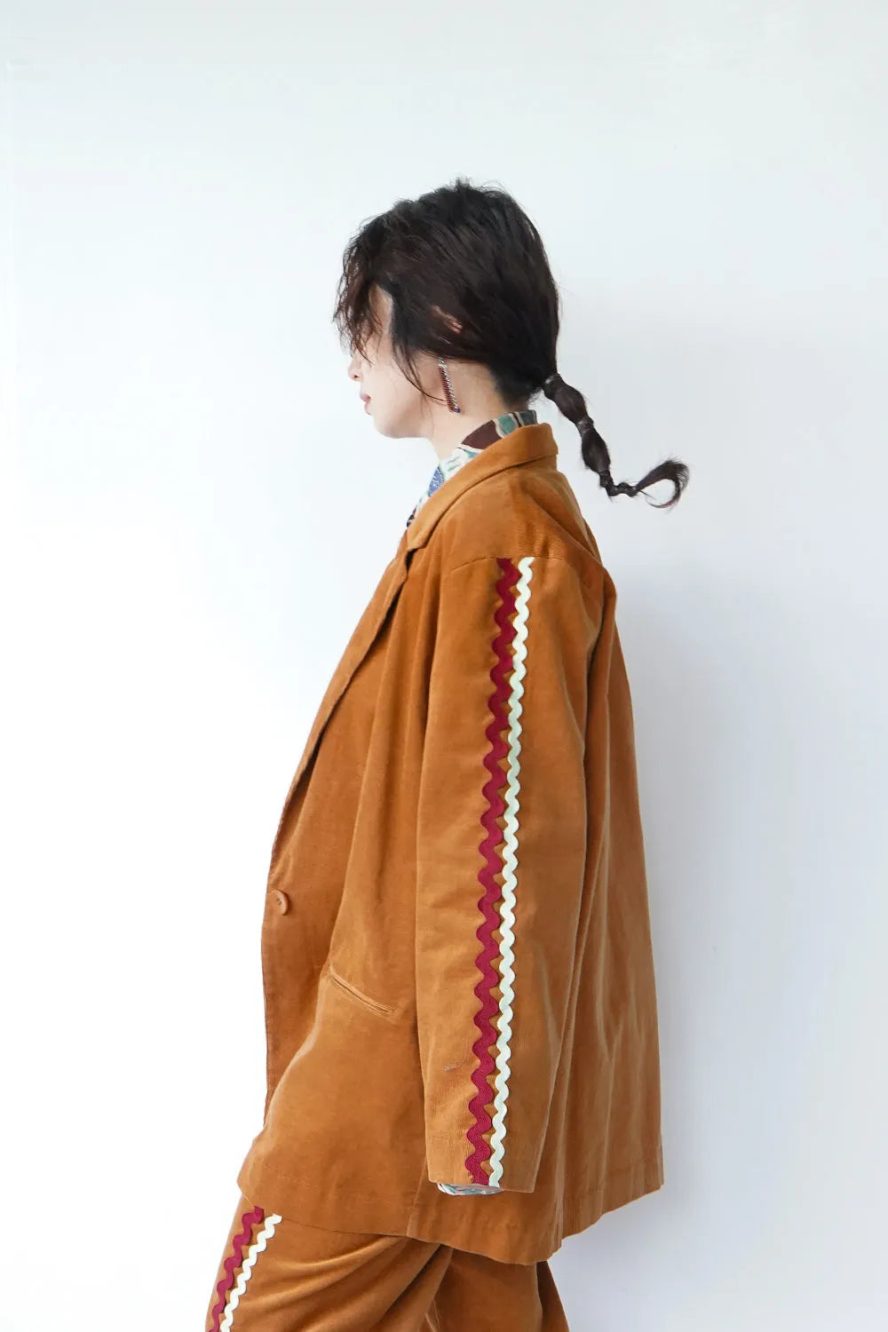 【LILA n’ citta】リックラックコーデュロイジャケット