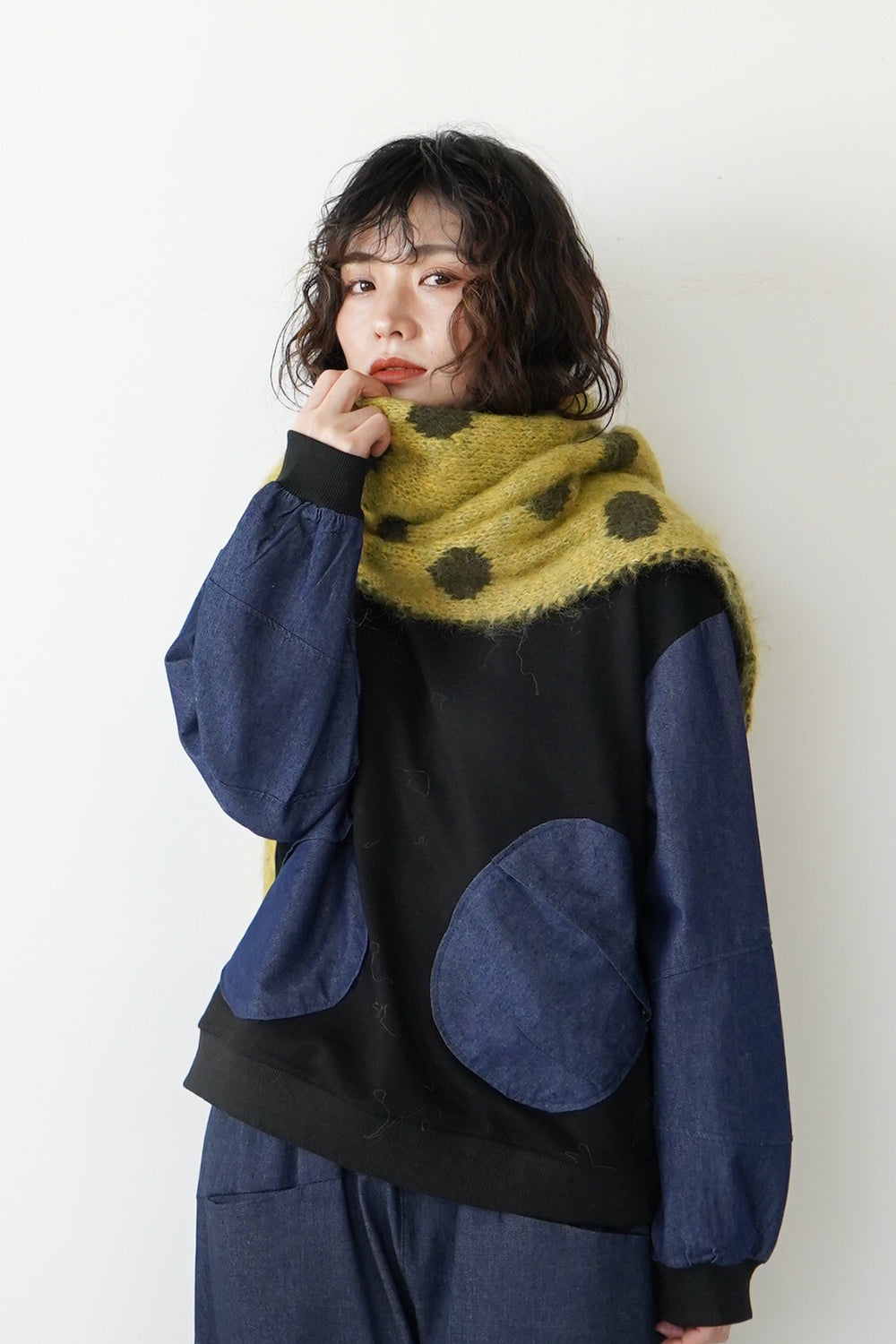 バイカラードットマフラー – LILA & CITTA ONLINE SHOP