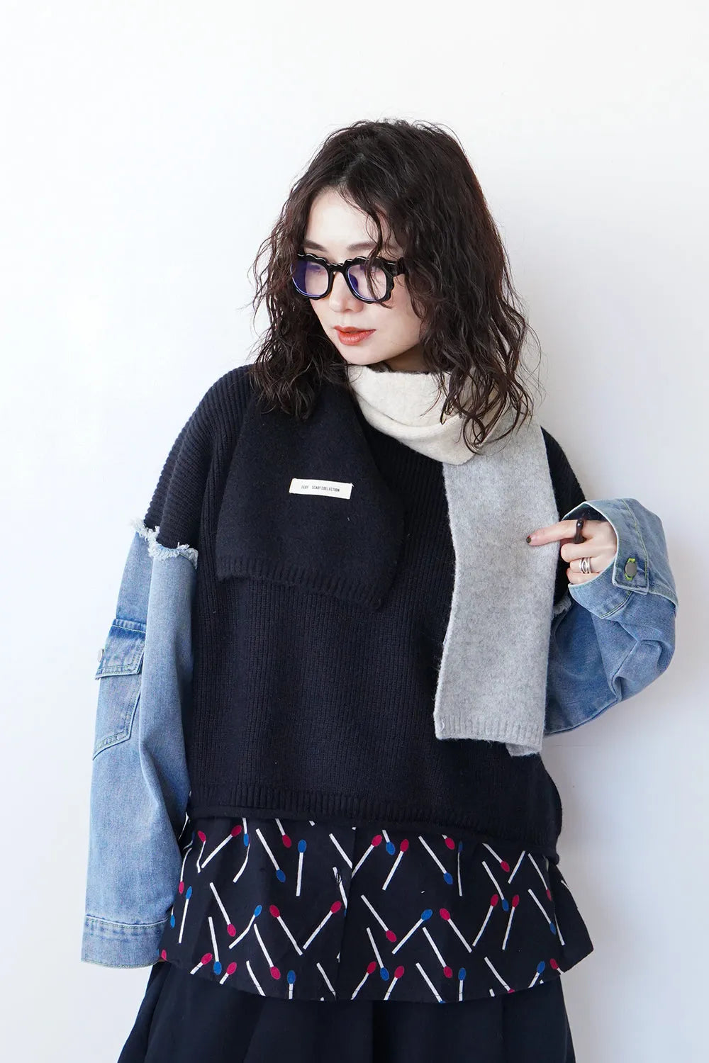 3配色マフラー – LILA & CITTA ONLINE SHOP 3配色マフラー – LILA & CITTA ONLINE SHOP