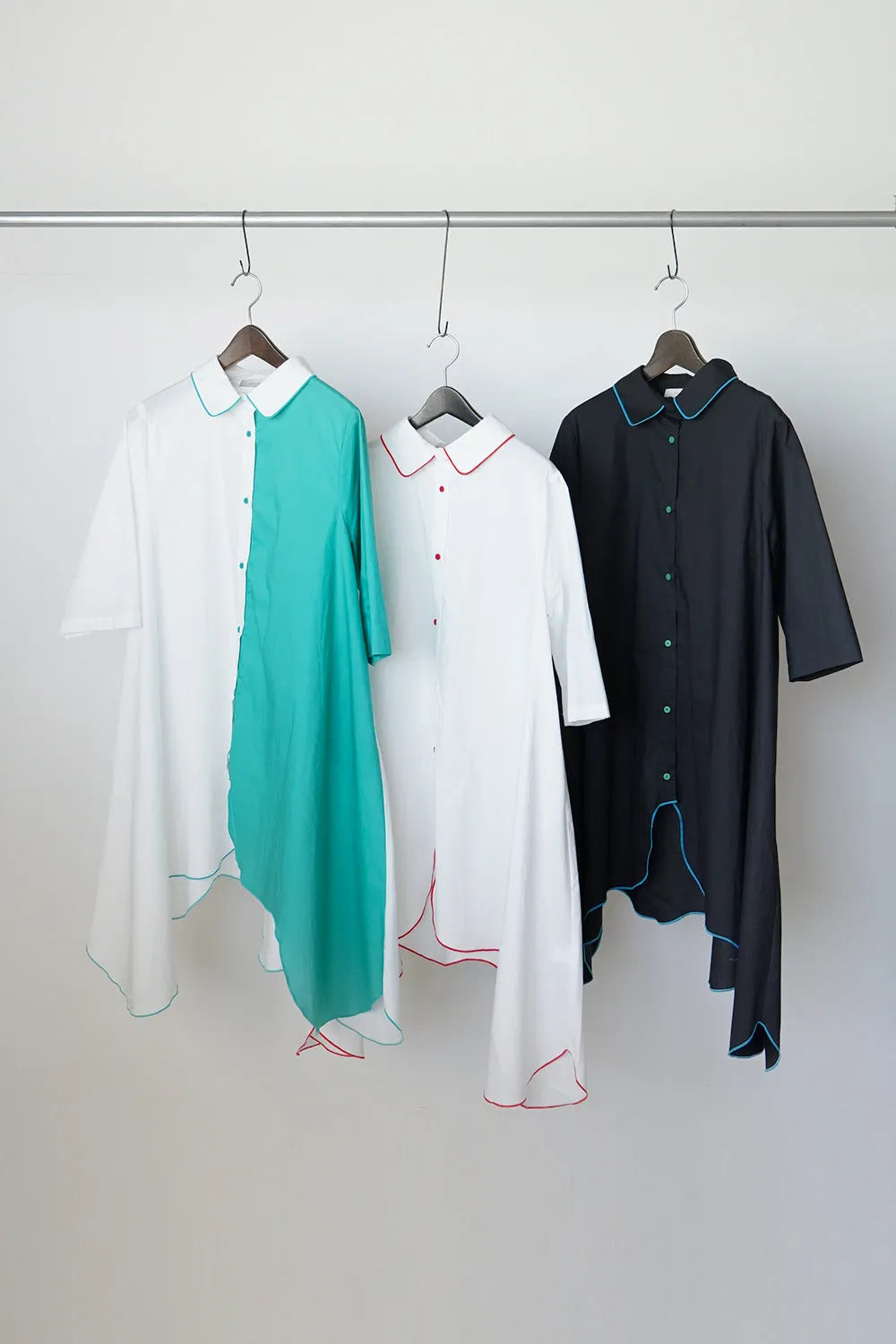 【LILA n' citta】スカラップヘムチュニックシャツ