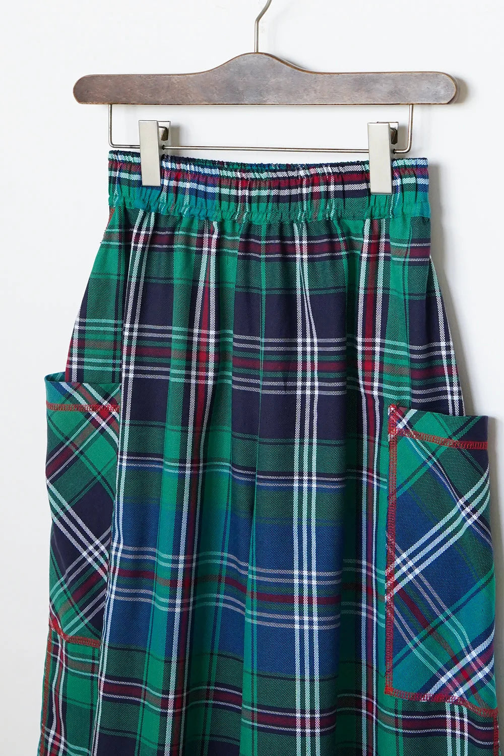 【LILA n’citta】チェック柄ワイドパンツ