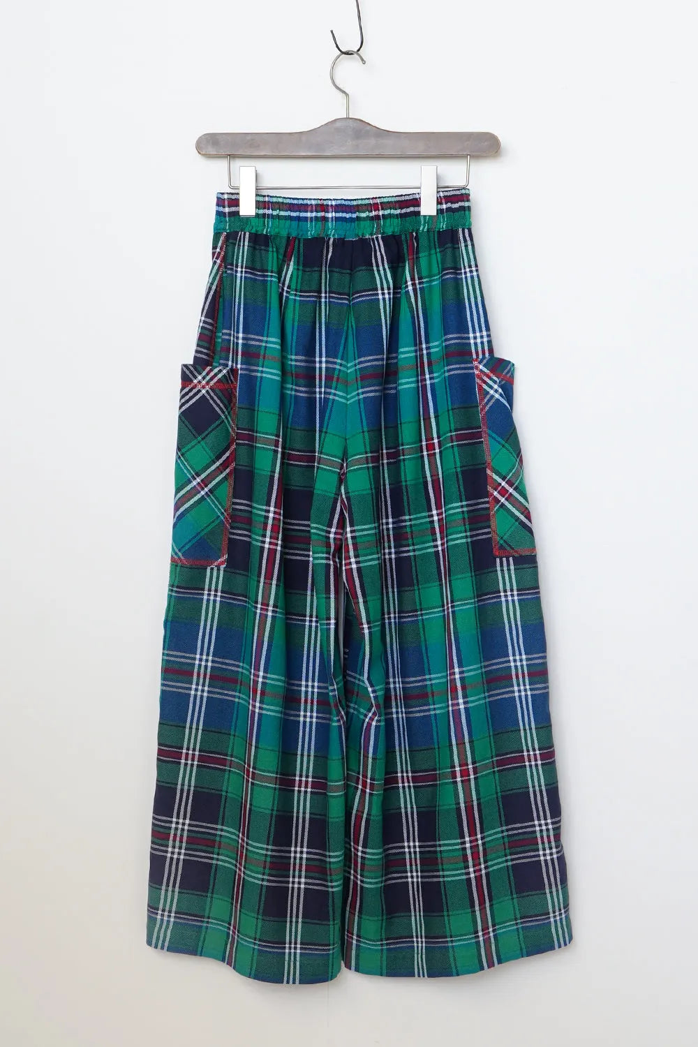 【LILA n’citta】チェック柄ワイドパンツ