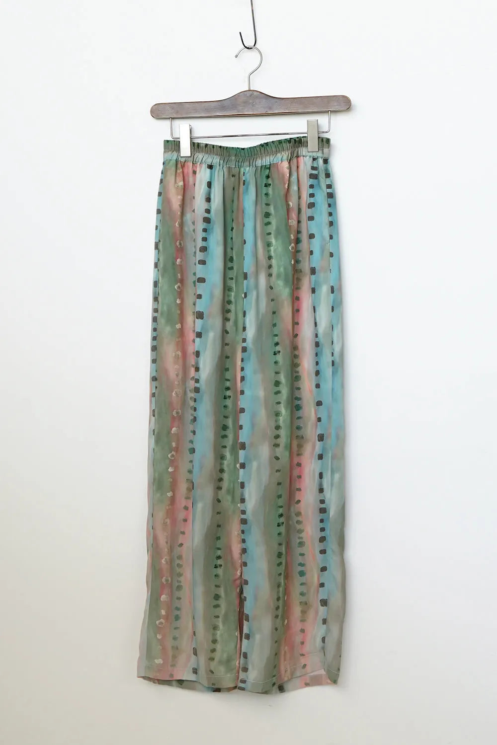 【LILA n’citta】ストライプドットイージーパンツ