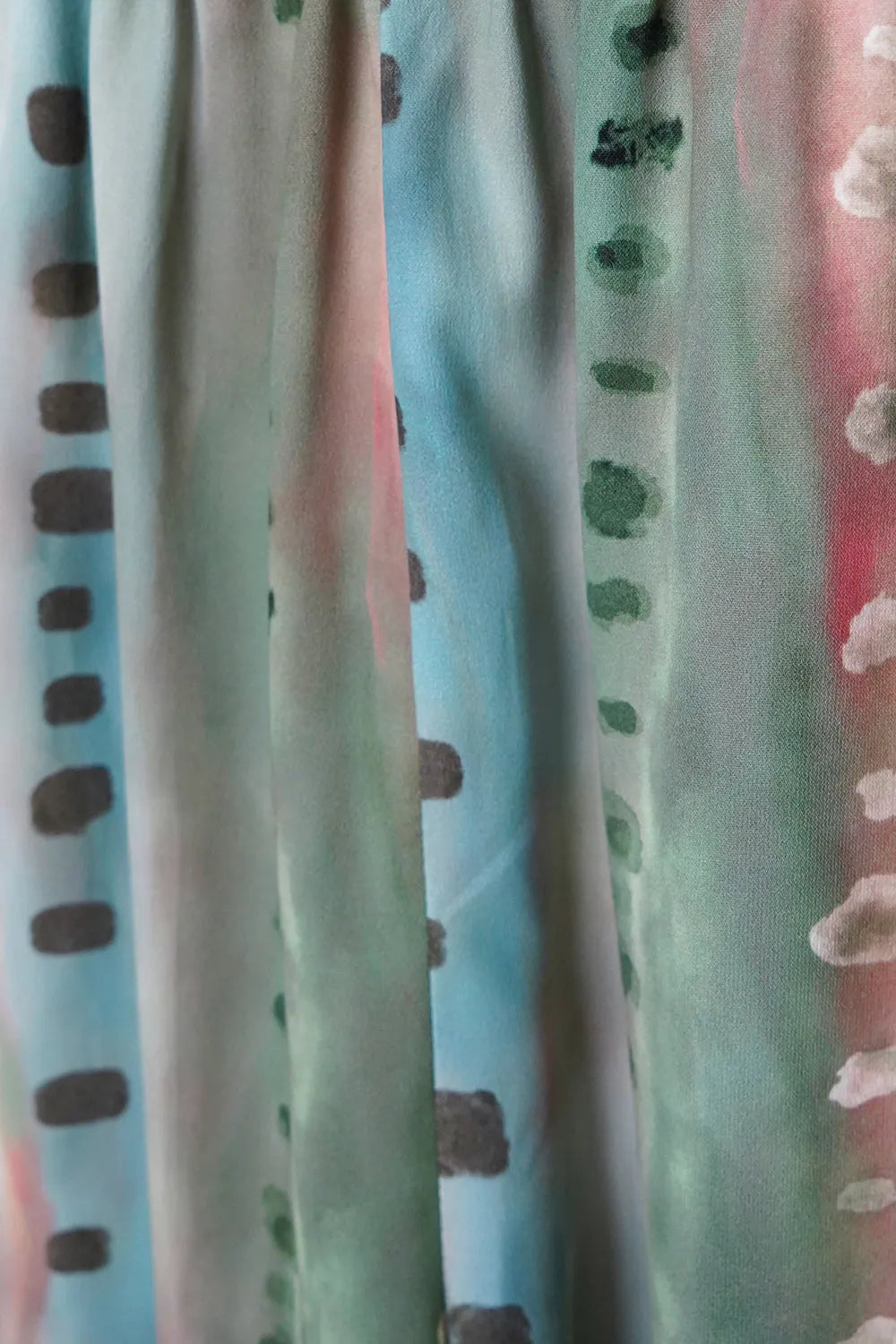 【LILA n’citta】ストライプドットイージーパンツ