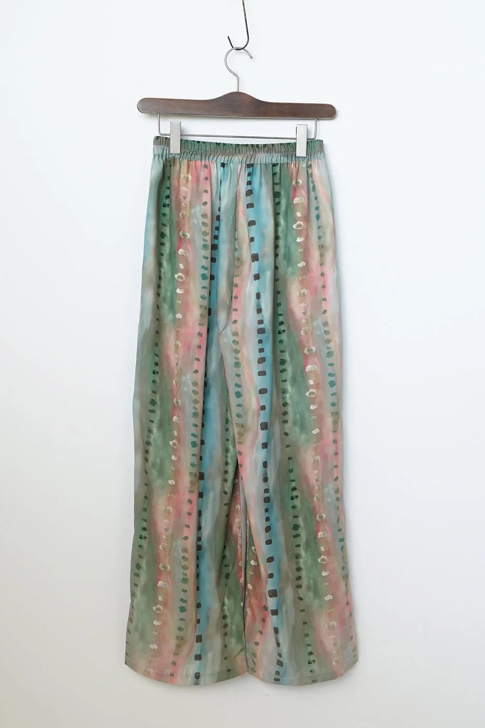 【LILA n’citta】ストライプドットイージーパンツ