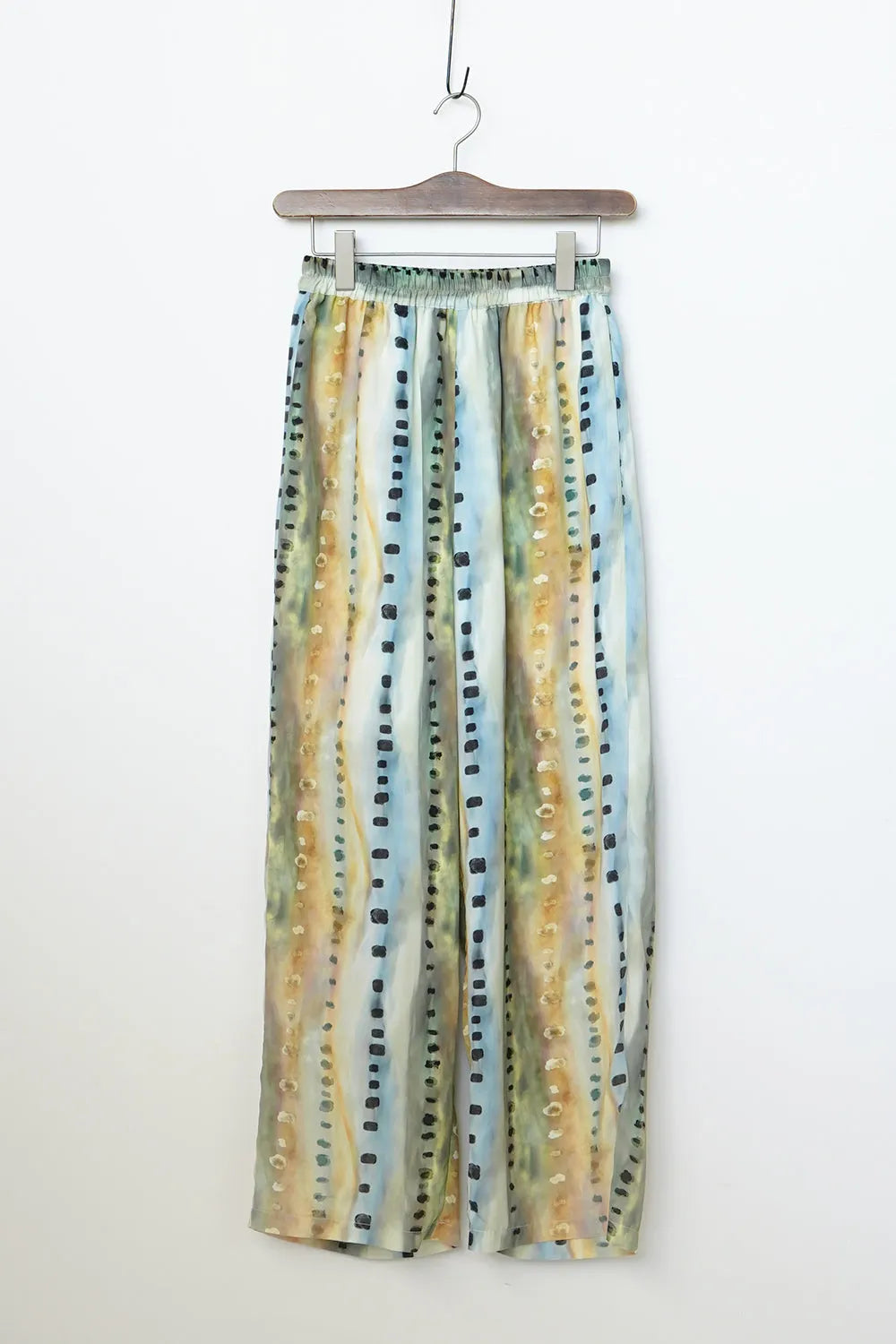 【LILA n’citta】ストライプドットイージーパンツ