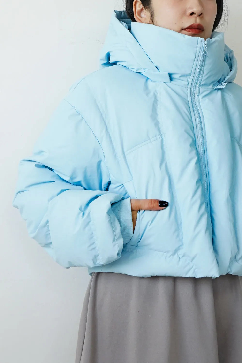 中綿ショートブルゾン