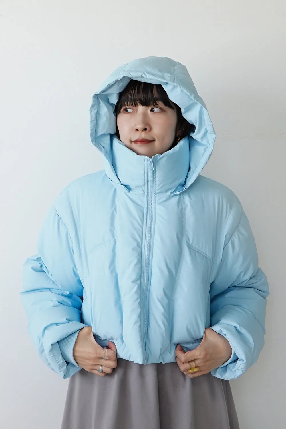 中綿ショートブルゾン