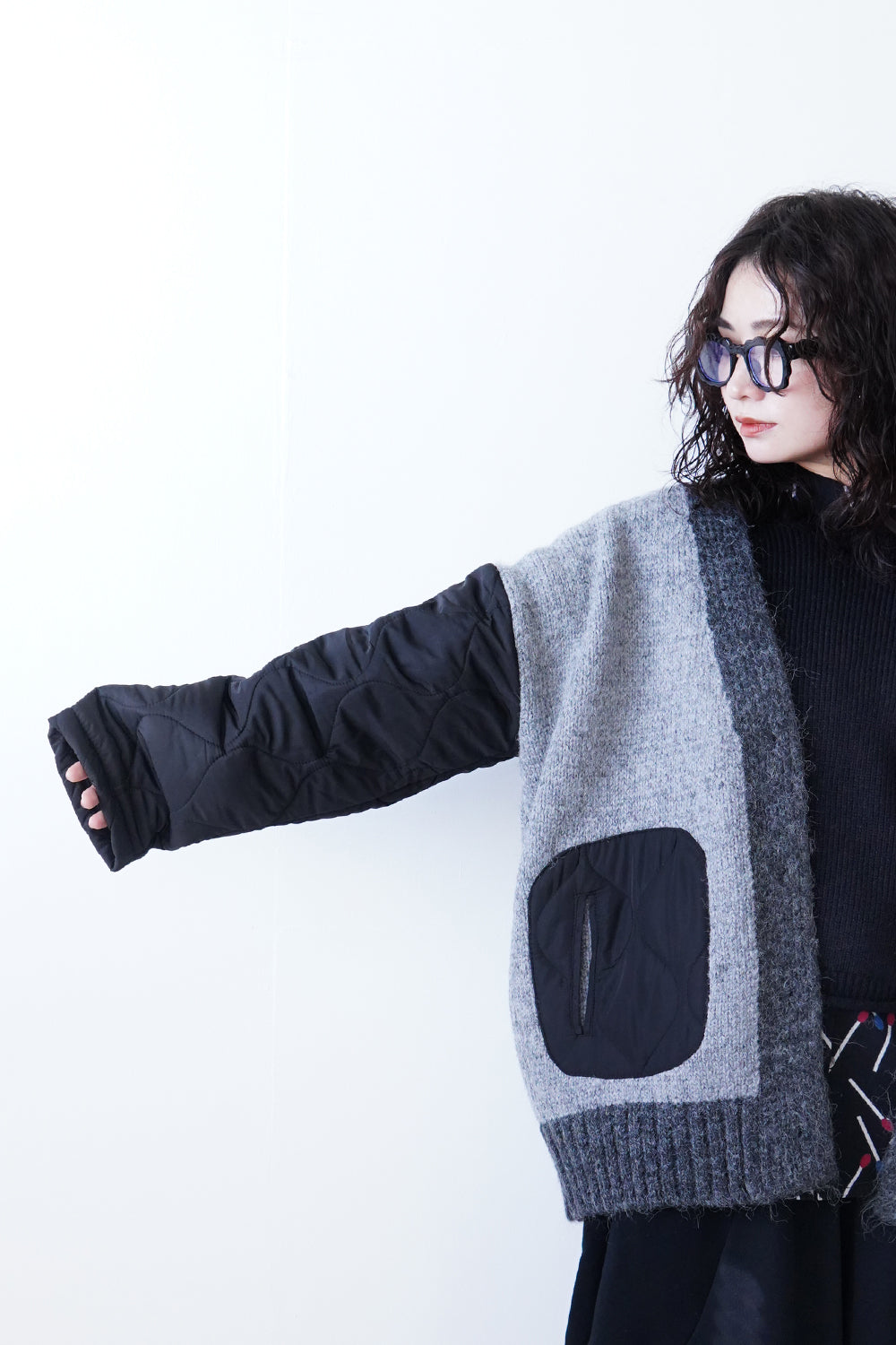 キルトドッキングニットカーデ – LILA & CITTA ONLINE SHOP