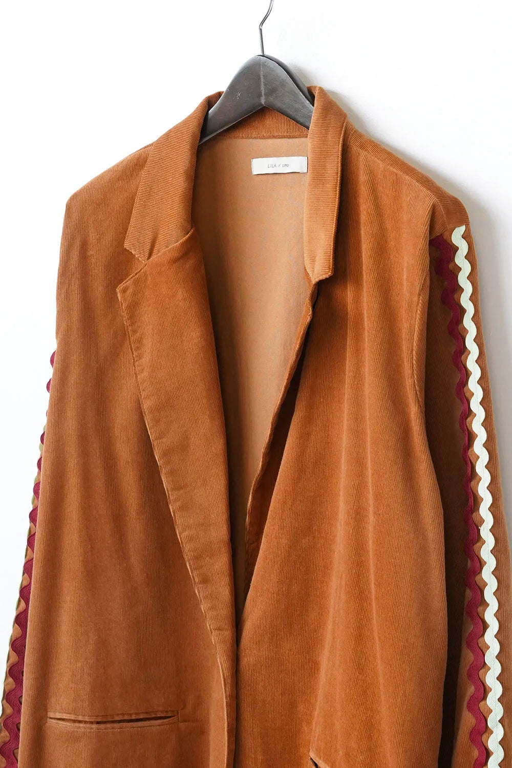 【LILA n’ citta】リックラックコーデュロイジャケット