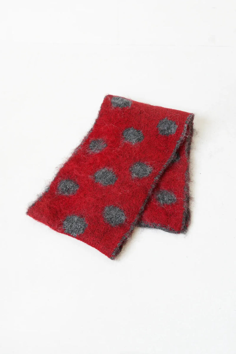 バイカラードットマフラー