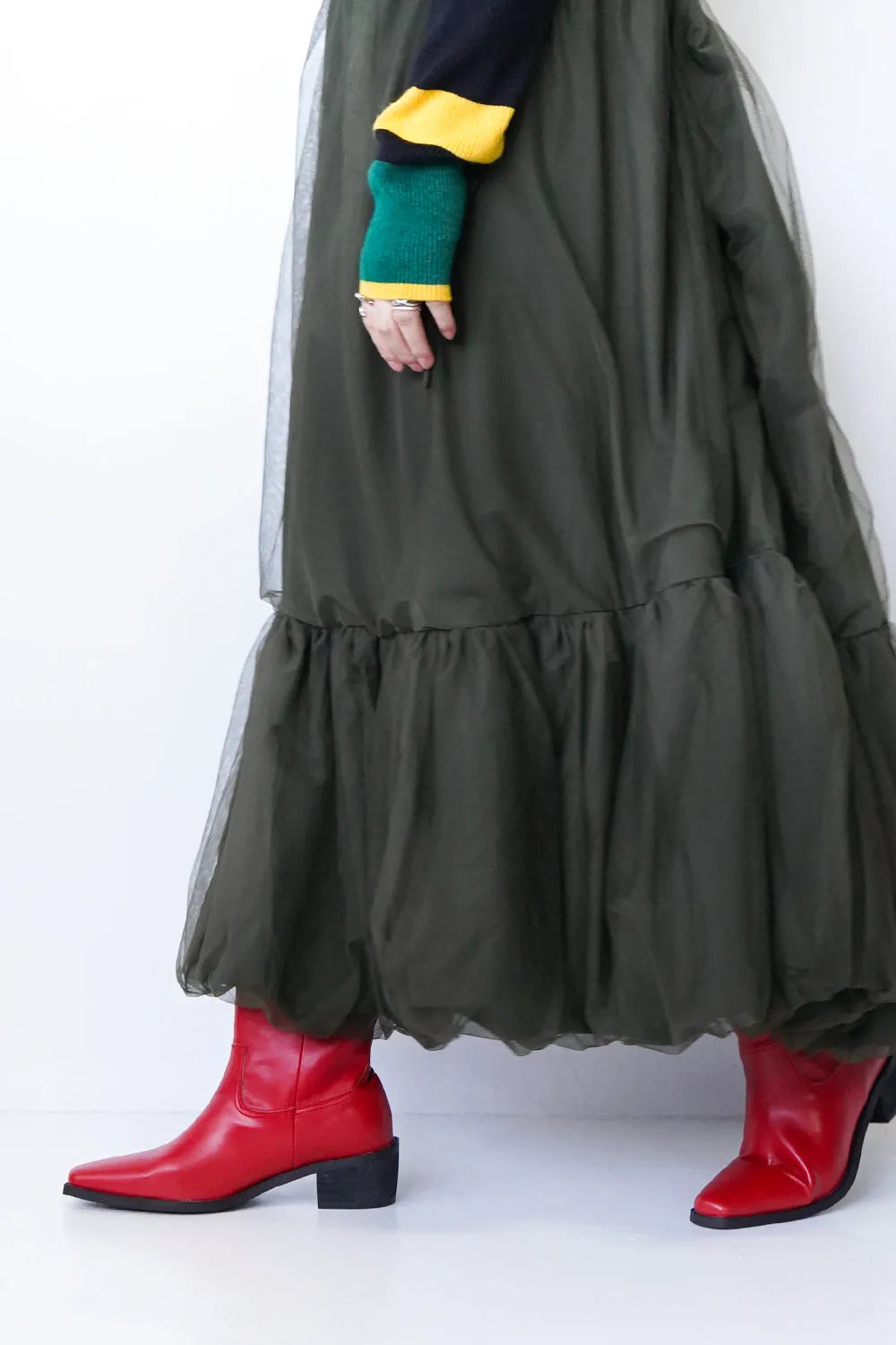 ウエスタンミドルブーツ