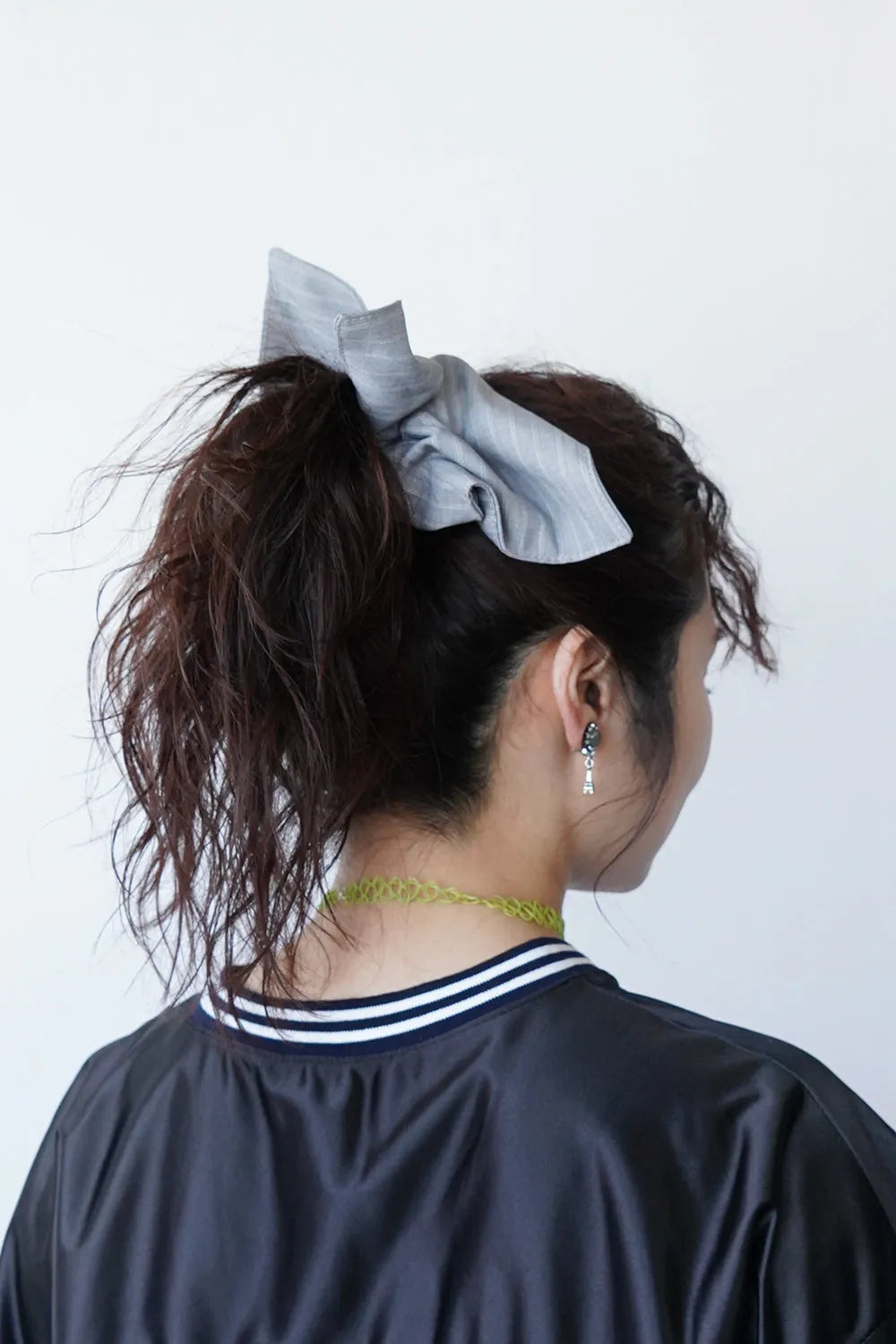 スクエアストライプビッグシュシュ