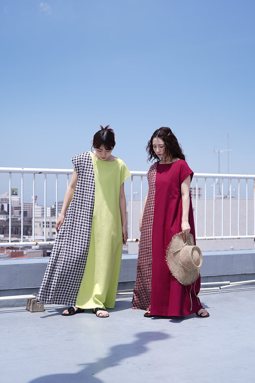 LILA n' citta】チェック切替リネンワンピース – LILA & CITTA ONLINE SHOP
