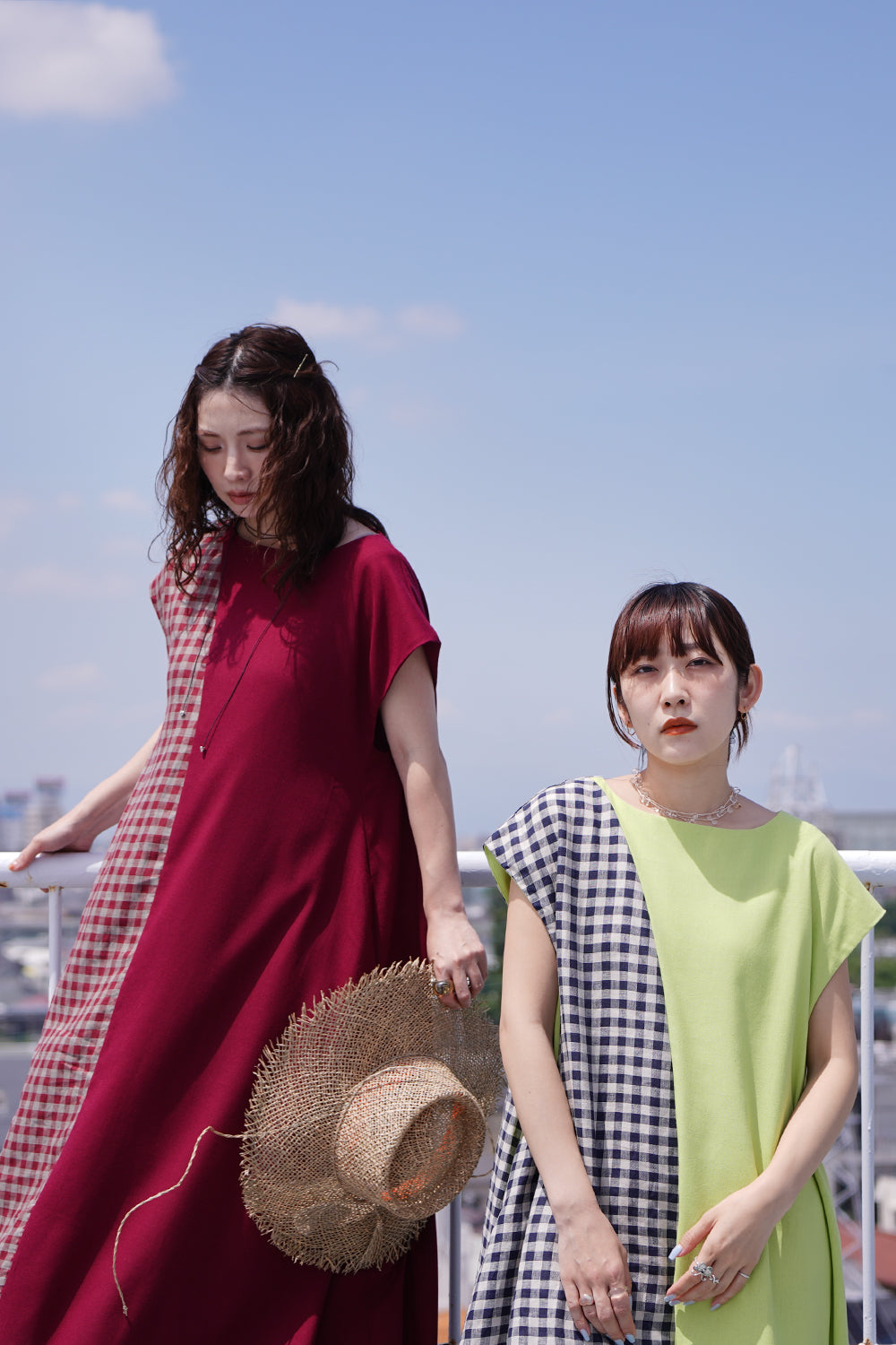 LILA n' citta】チェック切替リネンワンピース – LILA & CITTA ONLINE SHOP
