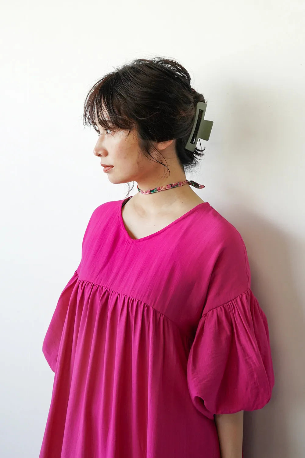 袖ボリュームワンピース