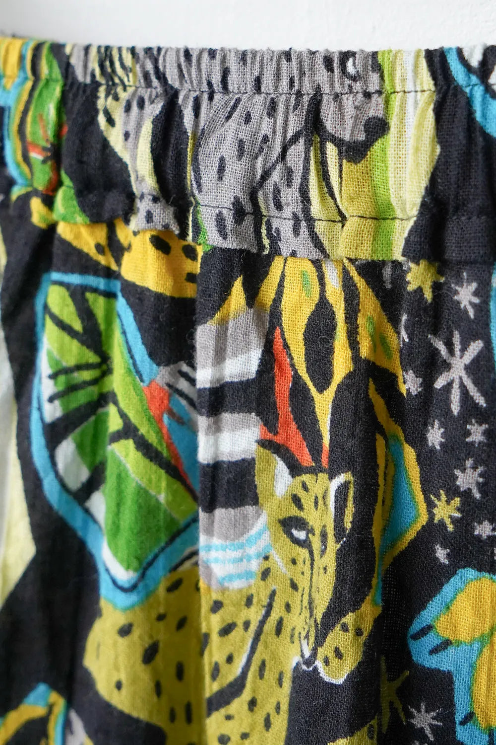 【fu-dueka::】サファリプリントランダムティアードスカート