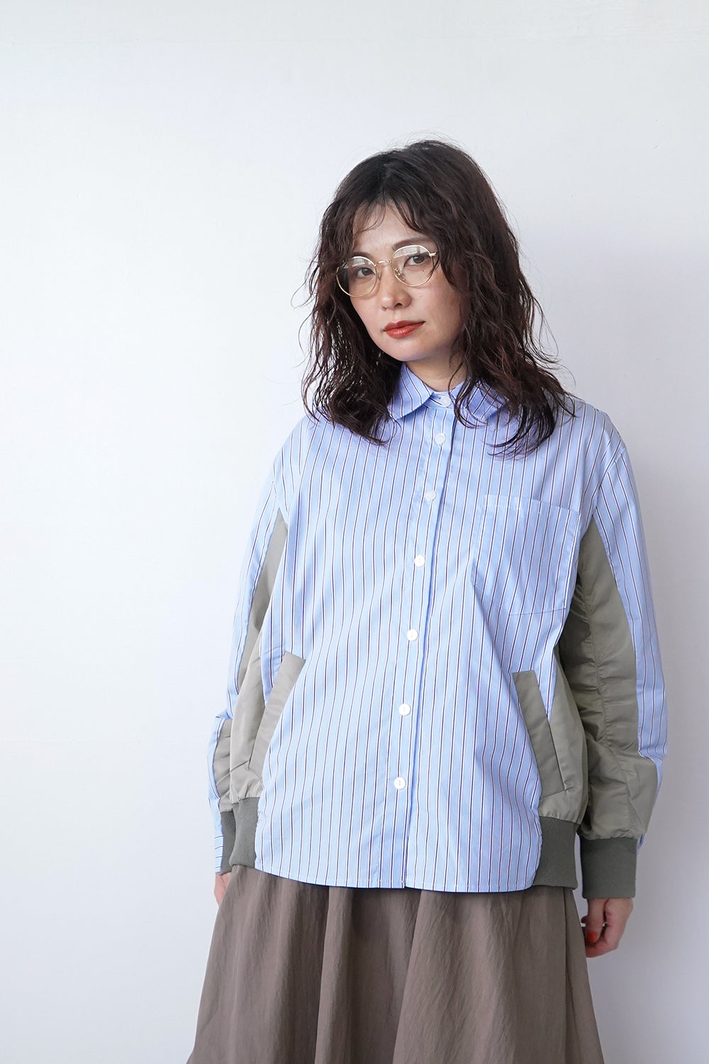 MICALLE MICALLE】異素材切替シャツ – LILA & CITTA ONLINE SHOP