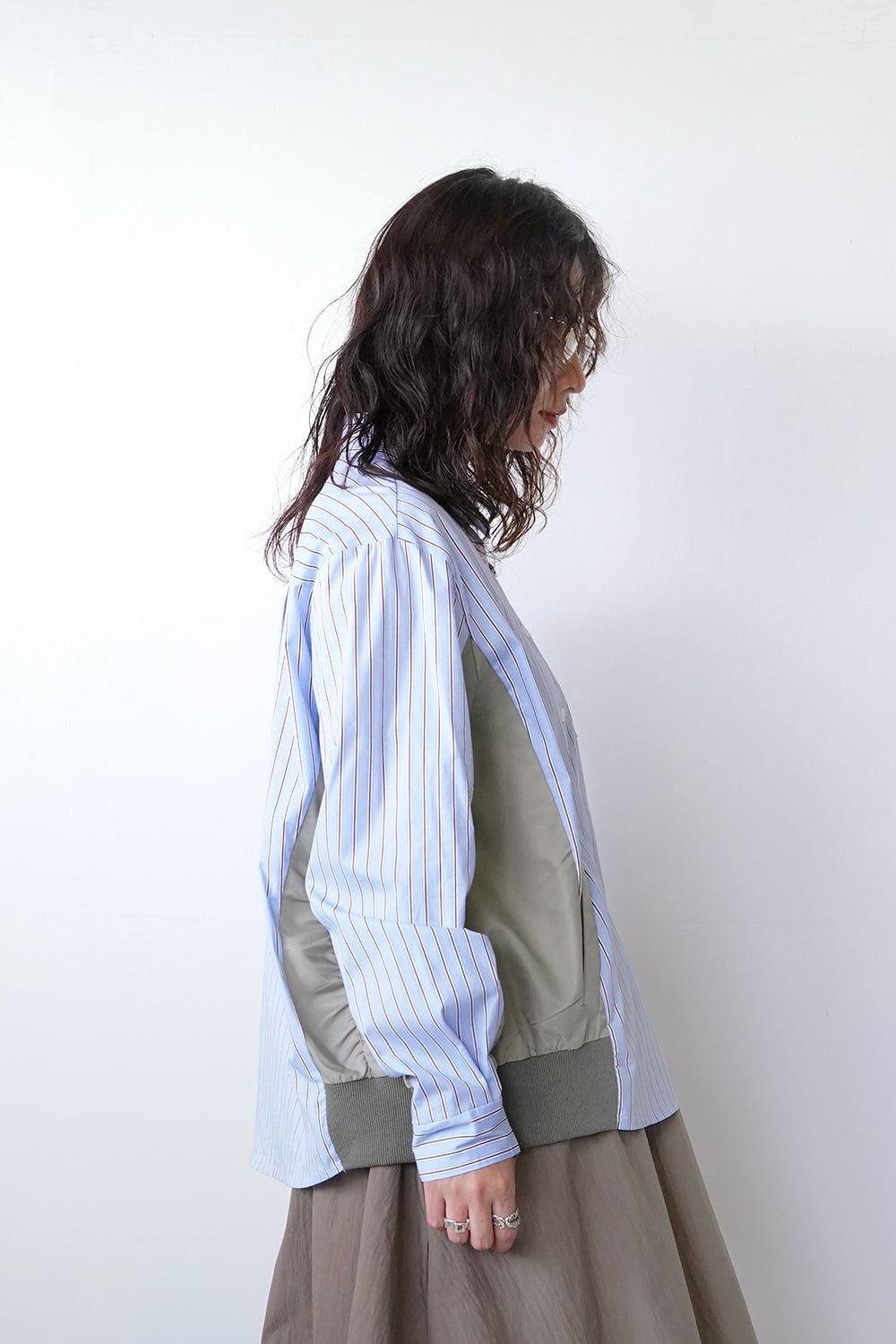 【希少】 モンクレール ドッキングニット ストライプシャツ 異素材切替 マグニア MICALLE MICALLE】異素材切替シャツ – LILA & CITTA ONLINE SHOP