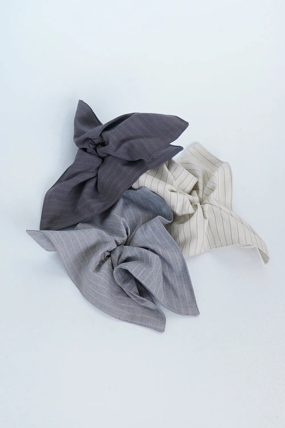 スクエアストライプビッグシュシュ