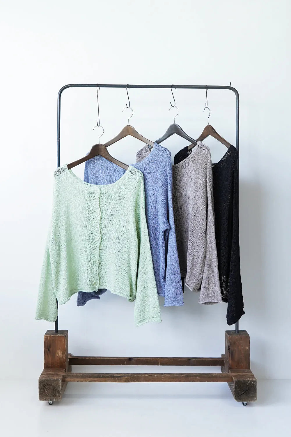 前後2wayローゲージルーズカーデ