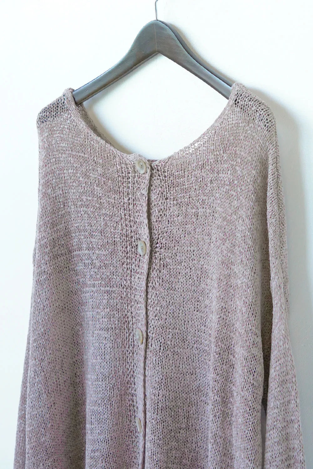 前後2wayローゲージルーズカーデ