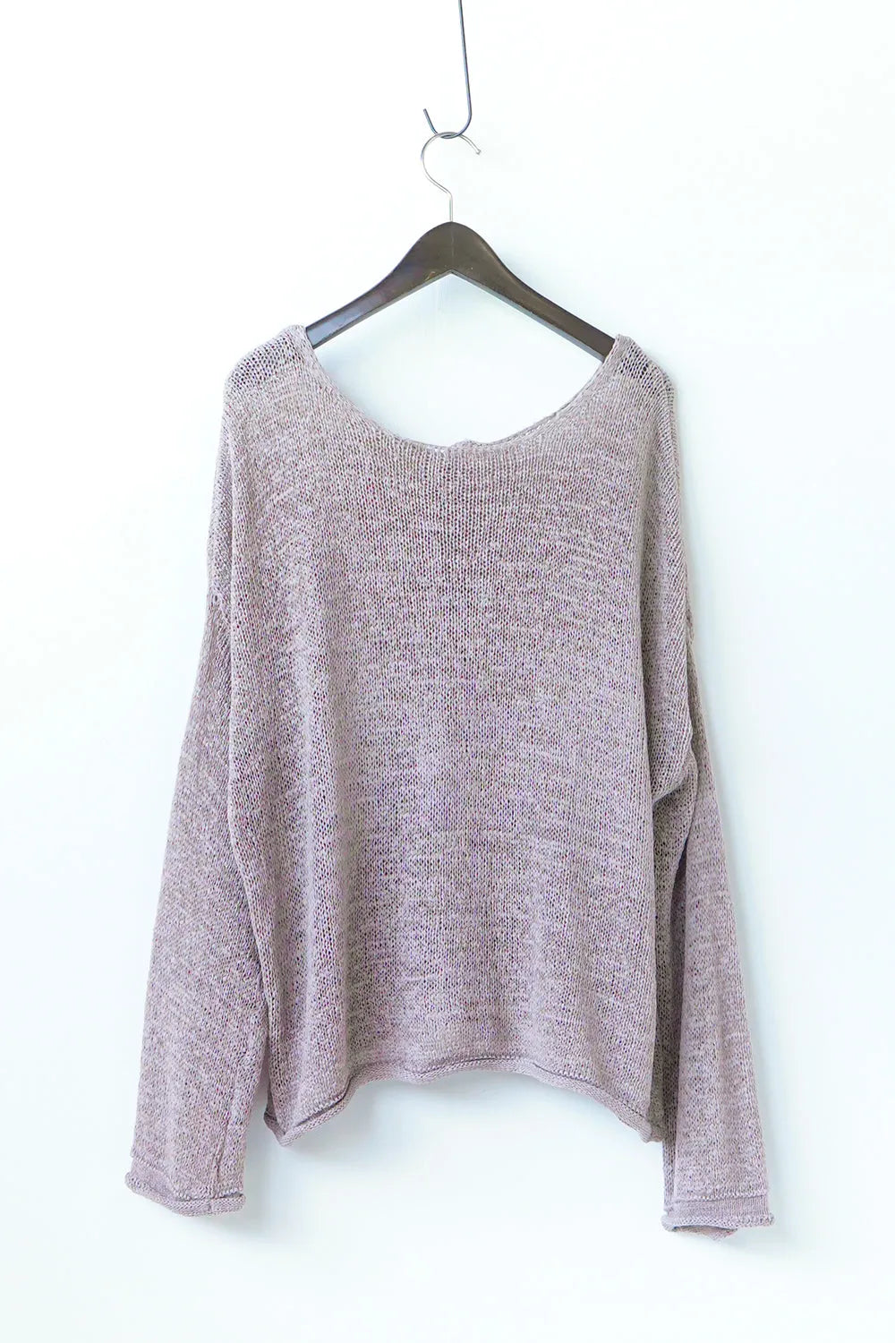 前後2wayローゲージルーズカーデ