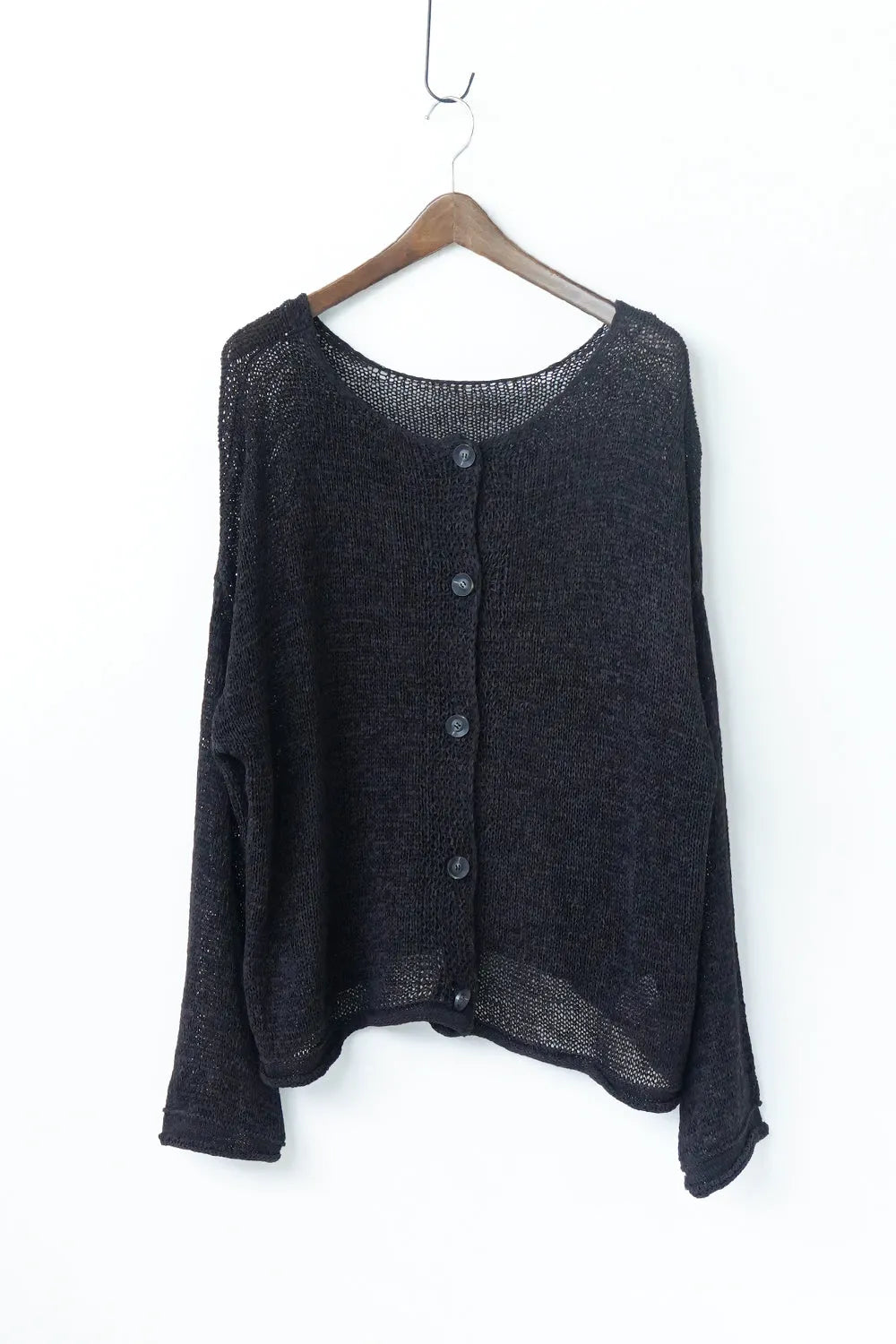 前後2wayローゲージルーズカーデ